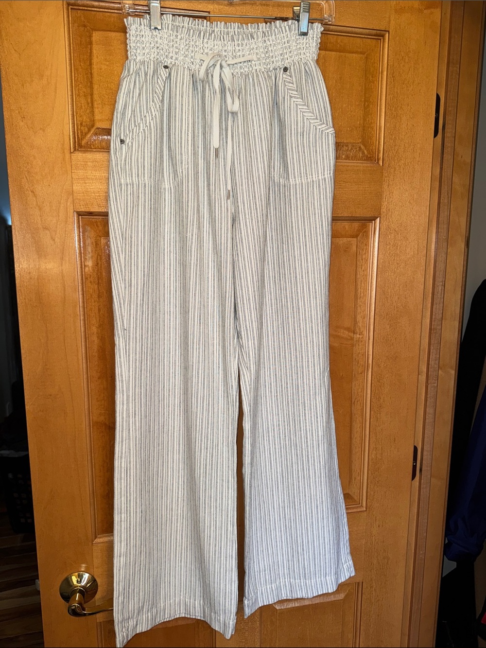 NWOT Ci Sono Women’s Striped Wide Leg Pants - XL